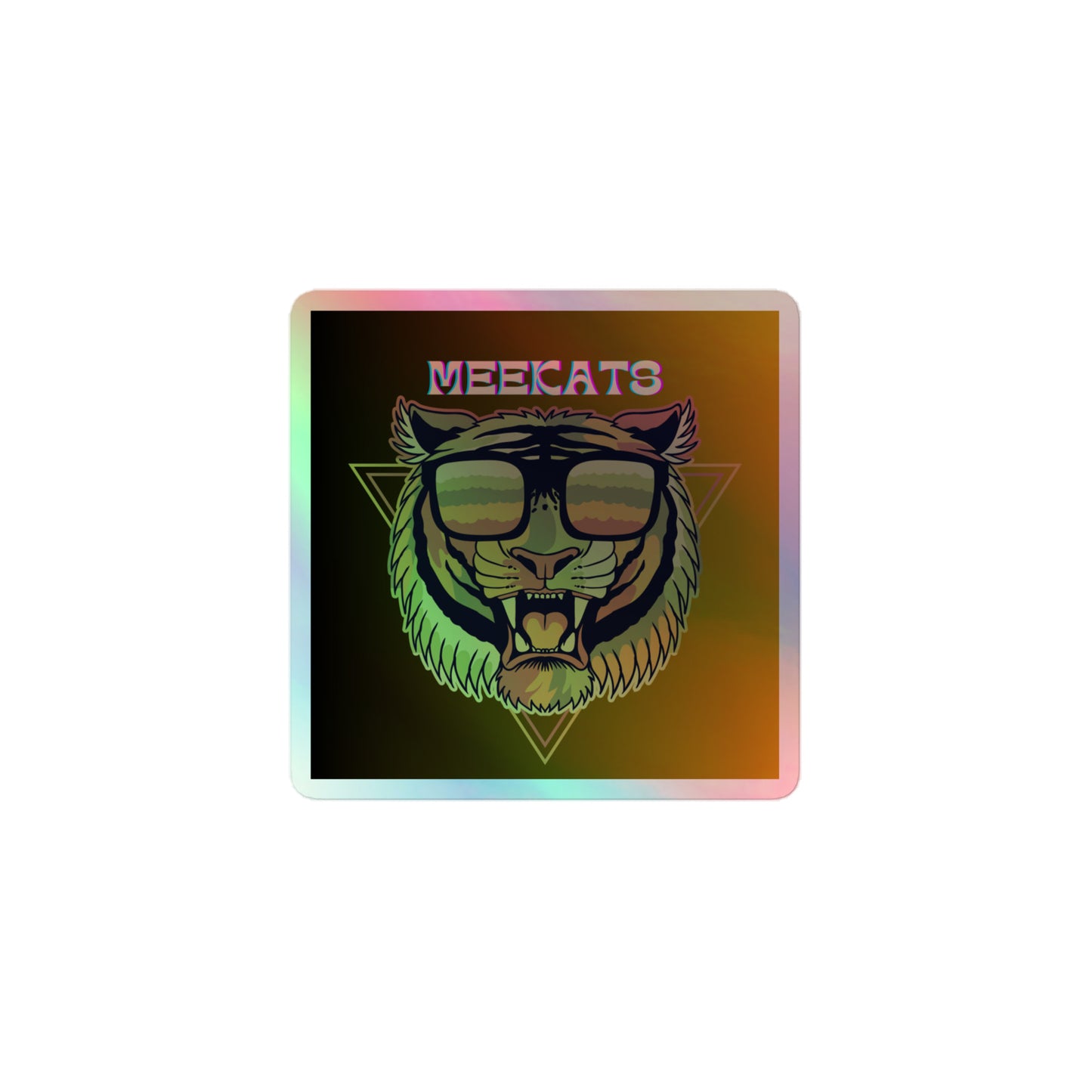 MEEKATS Holographic sticker